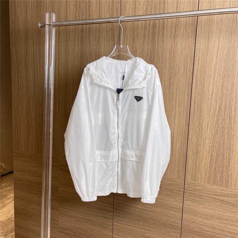 Pra*a hooded sun protection jacket replica d&g clothing