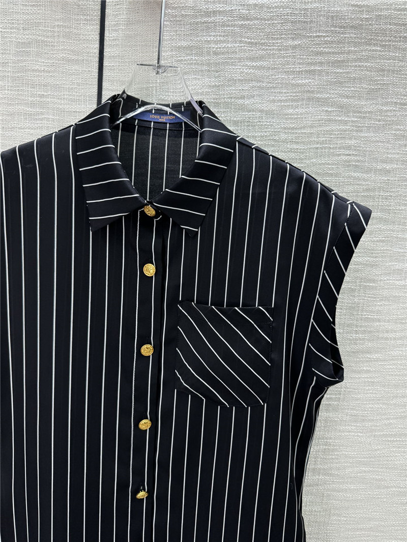 l0vis Vvtt0n lv striped shirt + shorts suit replica d&g clothing