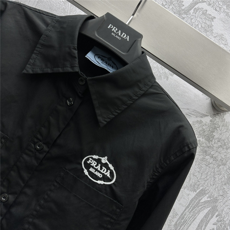 Pra*a fake two piece slim shirt replica d&g clothing