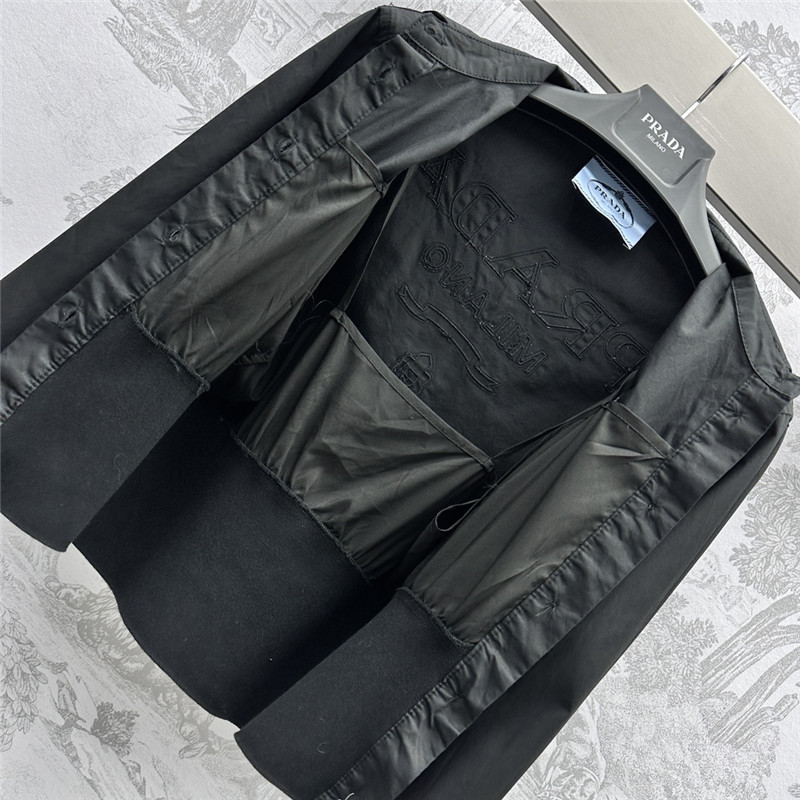 Pra*a fake two piece slim shirt replica d&g clothing