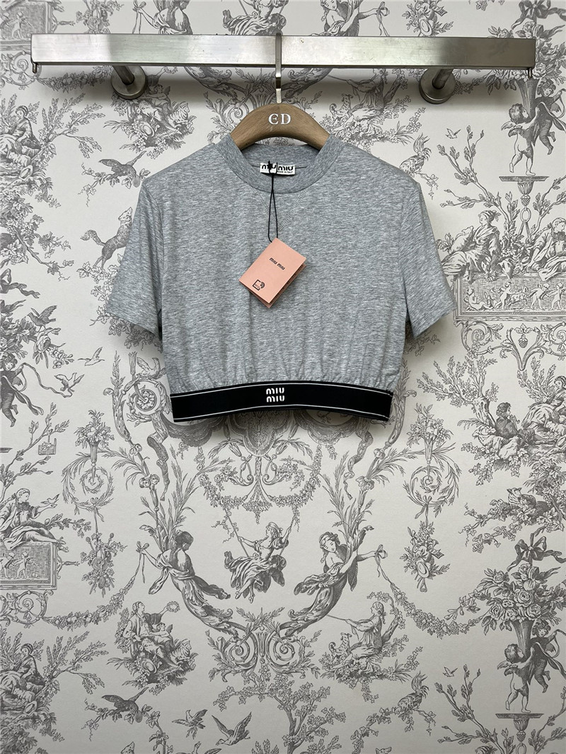 M1um1u new waist t-shirt replicas clothes