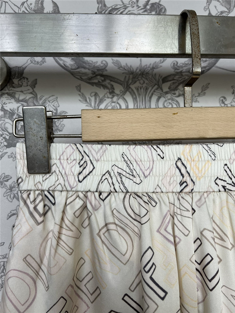 F**di new silk shorts replica designer clothes