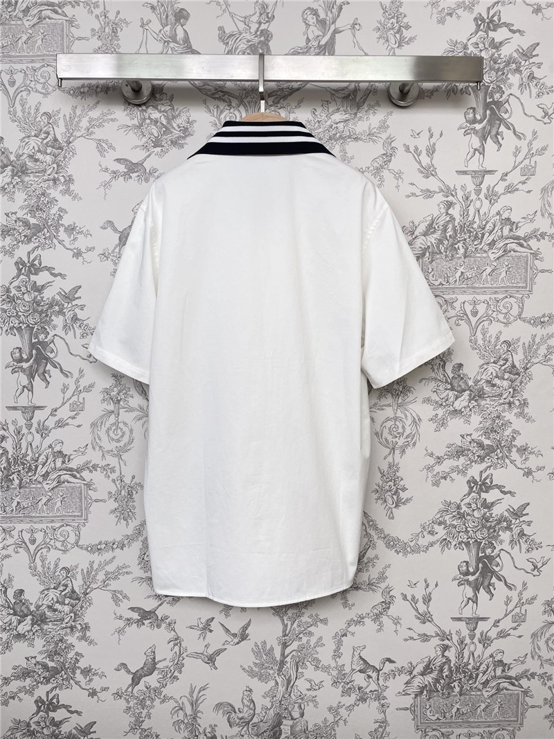 Va1e*ntin0 all-in-one letter embroidered shirt replica clothing