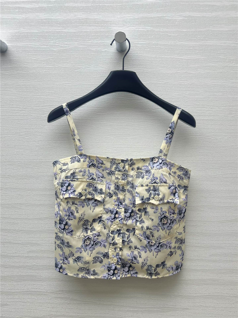 prada resort style floral camisole replicas clothes