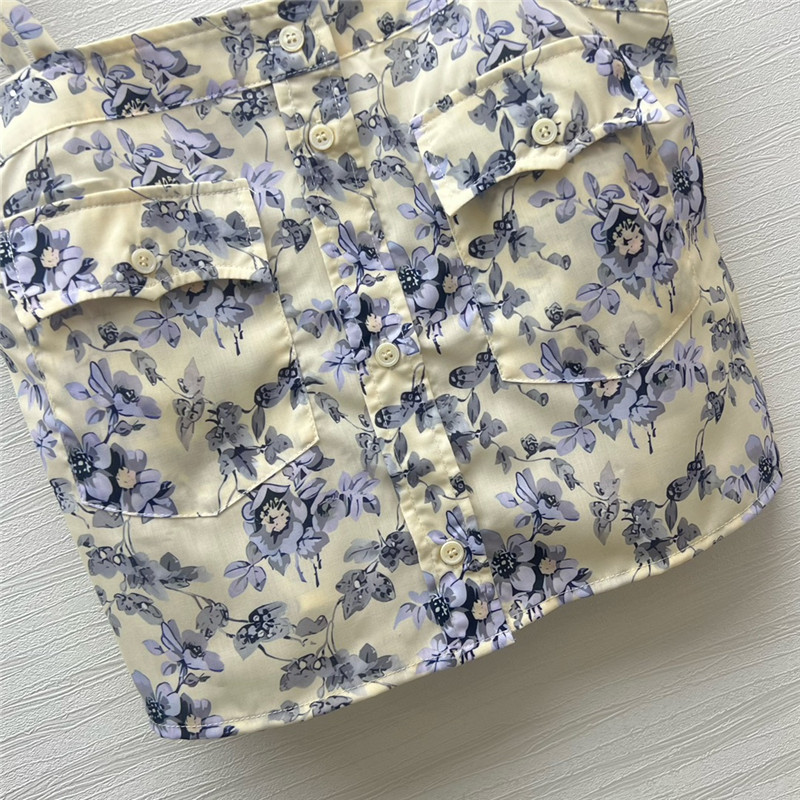 Pra*a resort style floral camisole replicas clothes