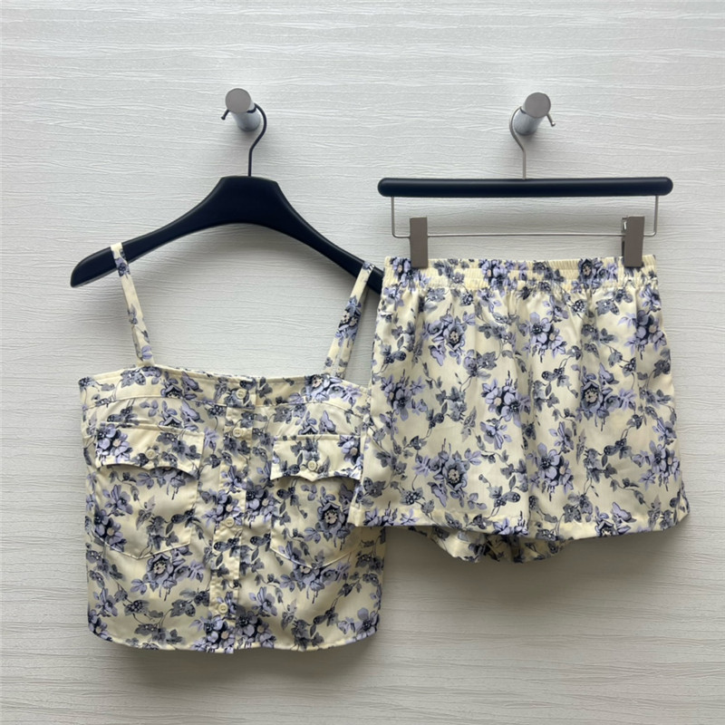 Pra*a resort style floral camisole replicas clothes