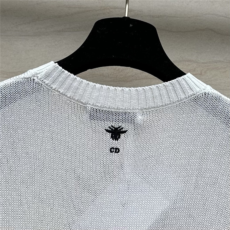 D10r knitted short sleeve top knitted short sleeve top