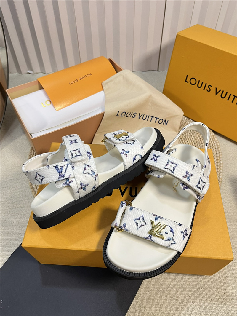 l0vis Vvtt0n lv catwalk style thick sole sandals replica shoes
