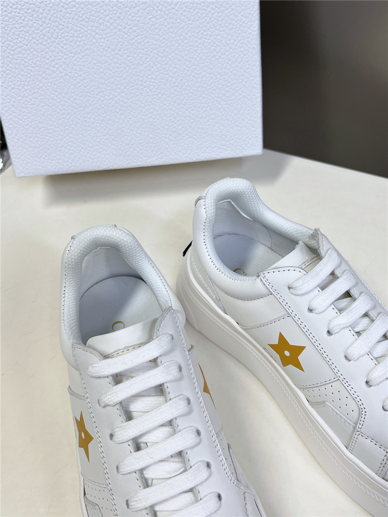 D10r cd star platform sneakers white