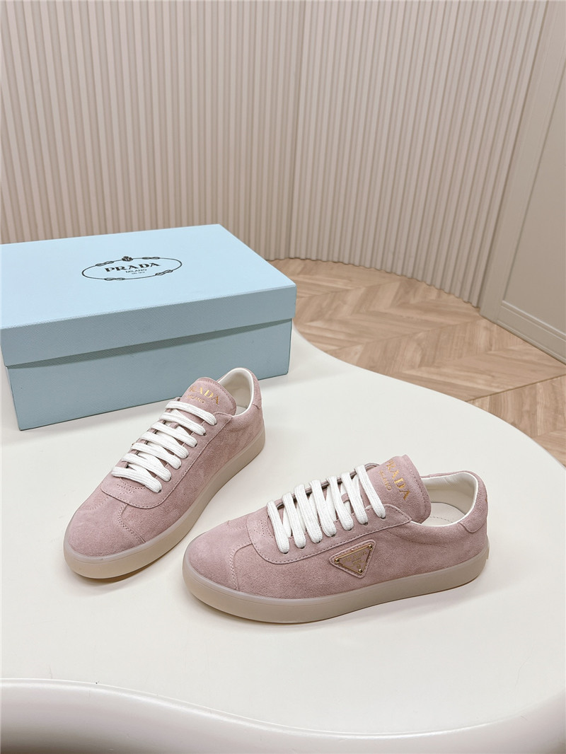Pra*a pink low top sneakers for women