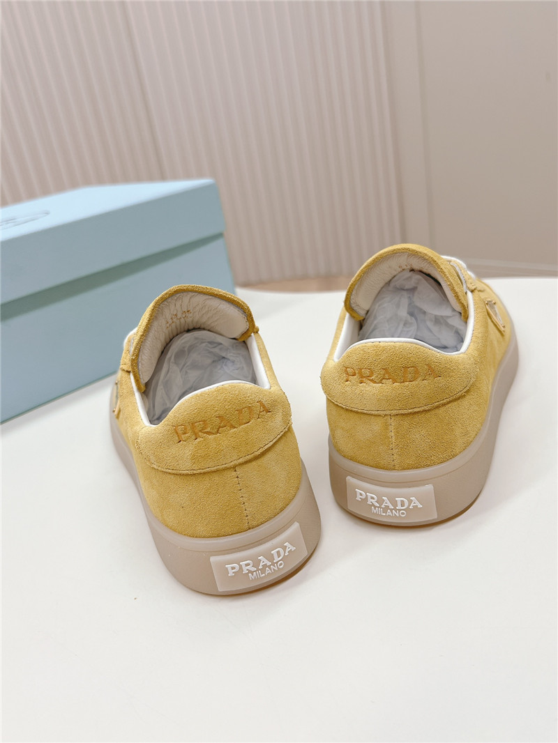Pra*a yellow low top sneakers for women