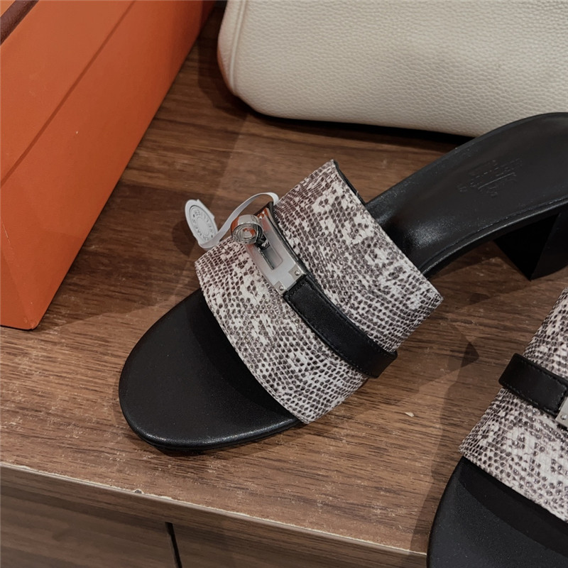 H**me5 kelly buckle slippers replica designer shoes