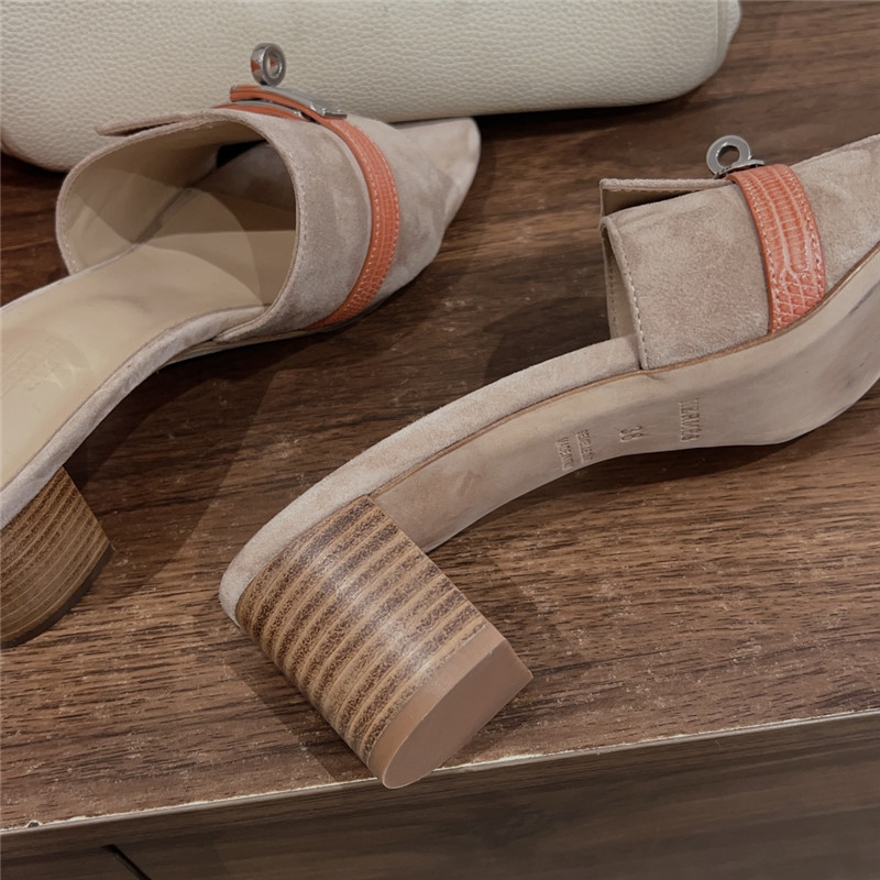 H**me5 kelly buckle slippers replica designer shoes