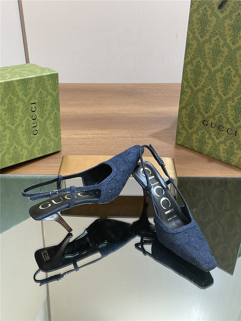 Gvc*1 small square toe back sandals replica shoes