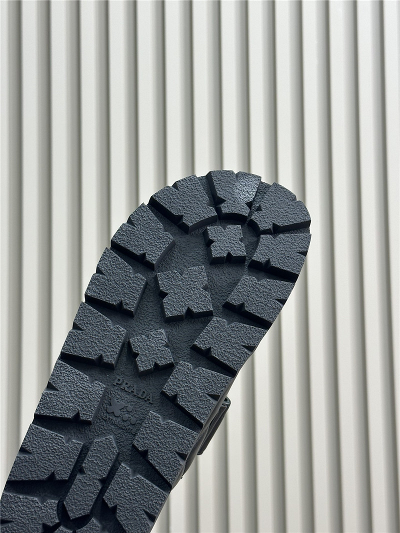 prada double strap lambskin slippers replica designer shoes