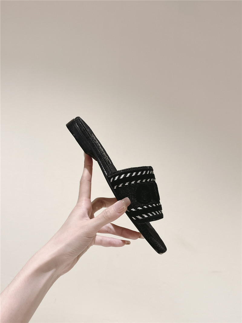 gvc*1 denim slippers Marg*e1a replica shoes