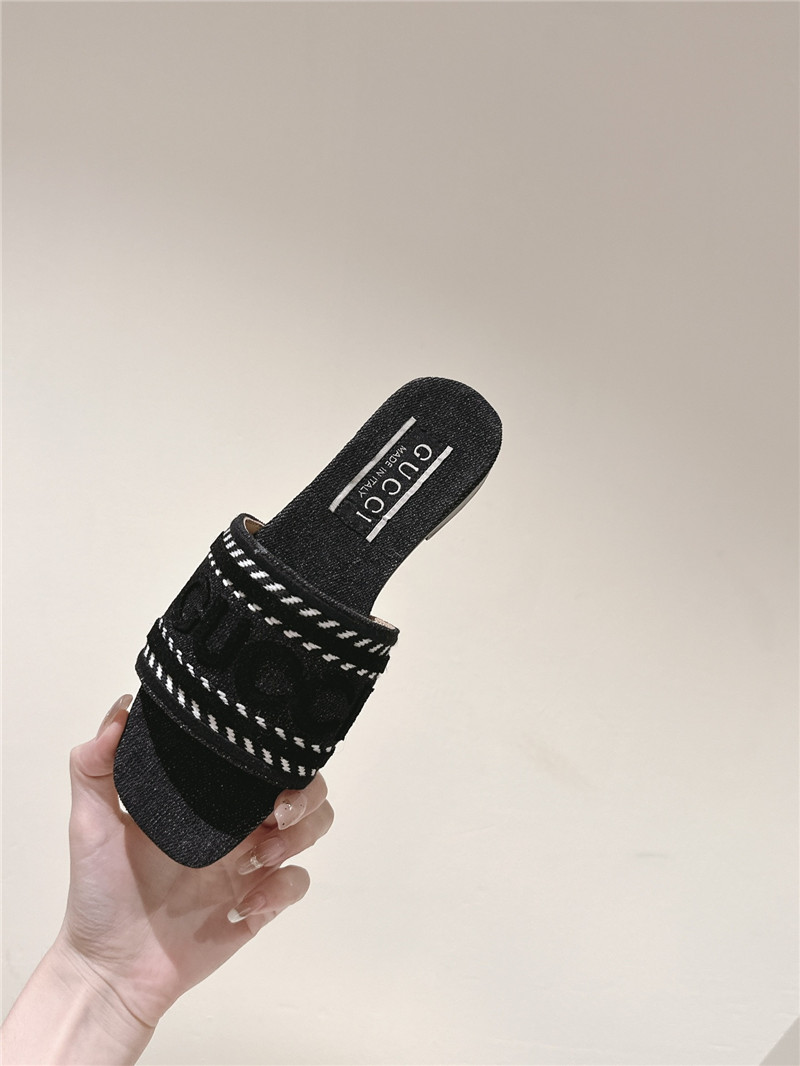 gvc*1 denim slippers Marg*e1a replica shoes