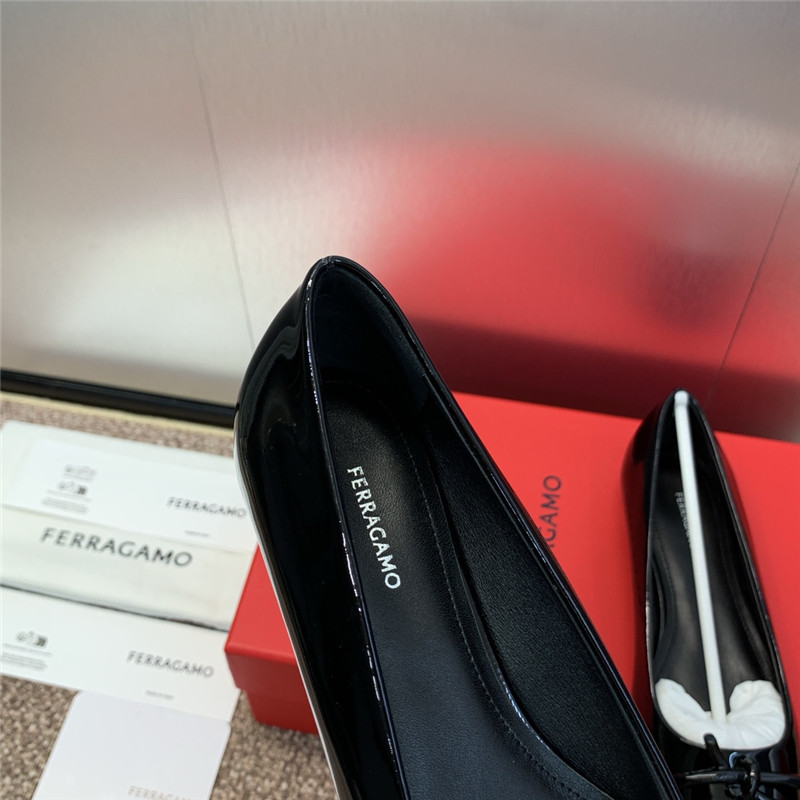 Salvatore Ferragamo bow pumps for women replica shoes