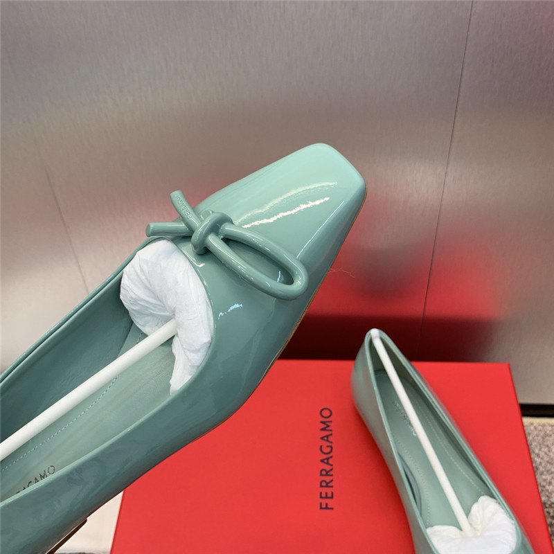 Salvatore Ferragamo bow pumps for women replica shoes