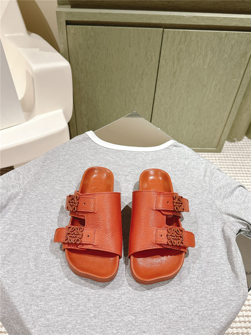 L0ew* new color matching slippers for couples replica shoes