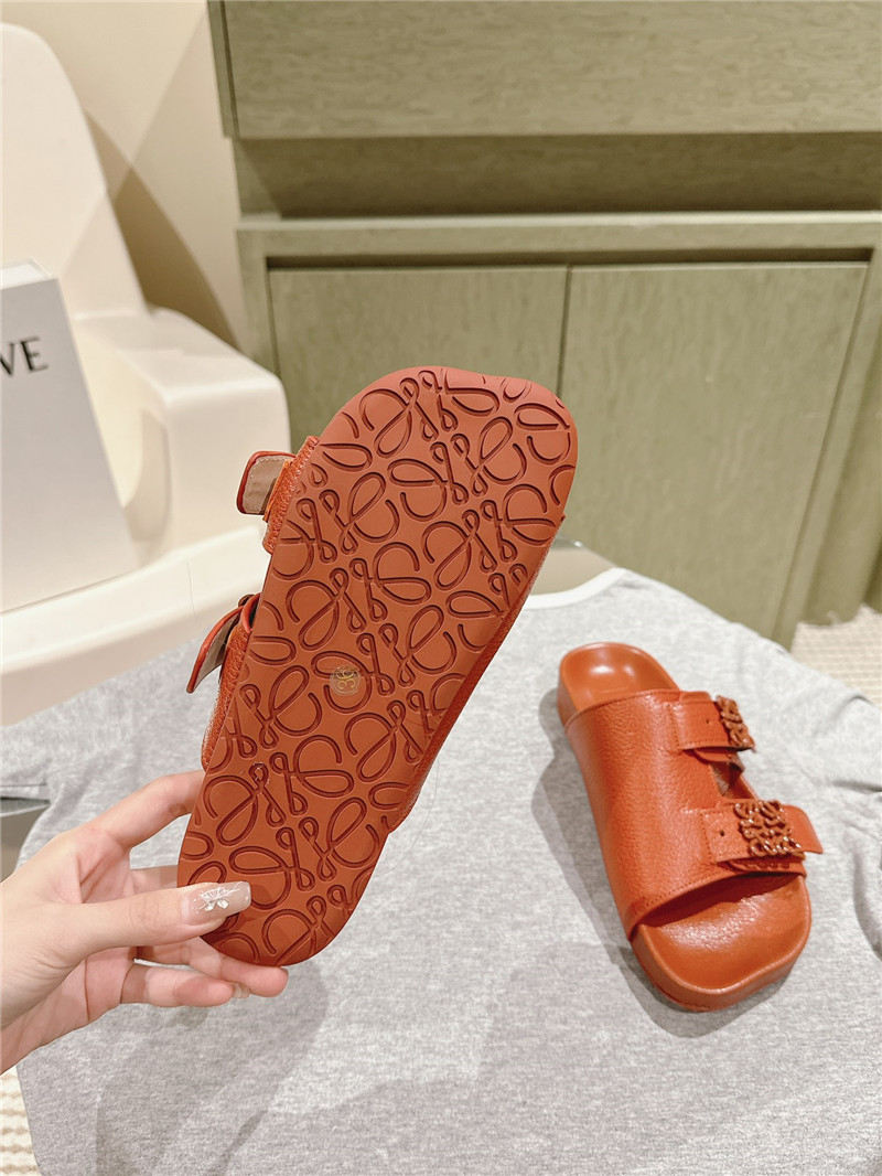 L0ew* new color matching slippers for couples replica shoes
