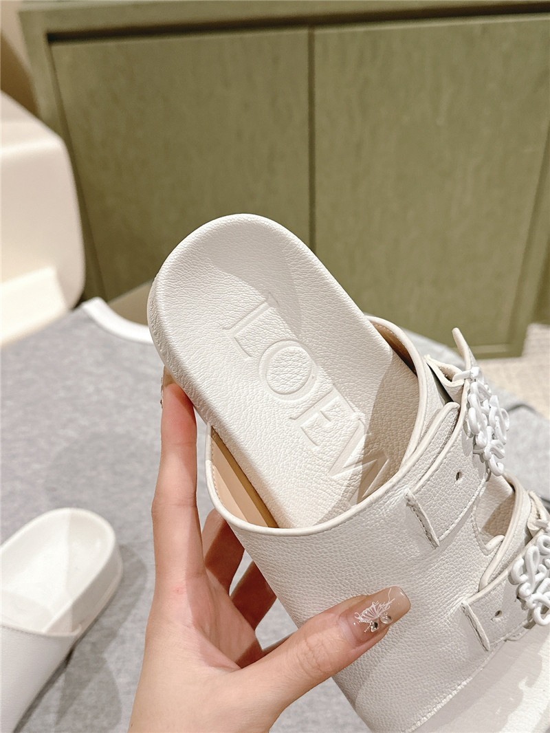 L0ew* new color matching slippers for couples replica shoes
