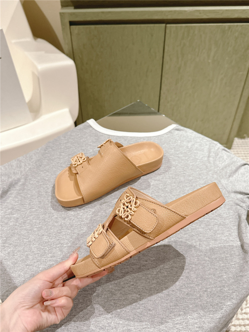 L0ew* new color matching slippers for couples replica shoes