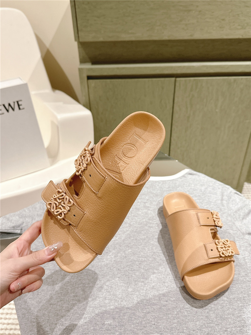 L0ew* new color matching slippers for couples replica shoes