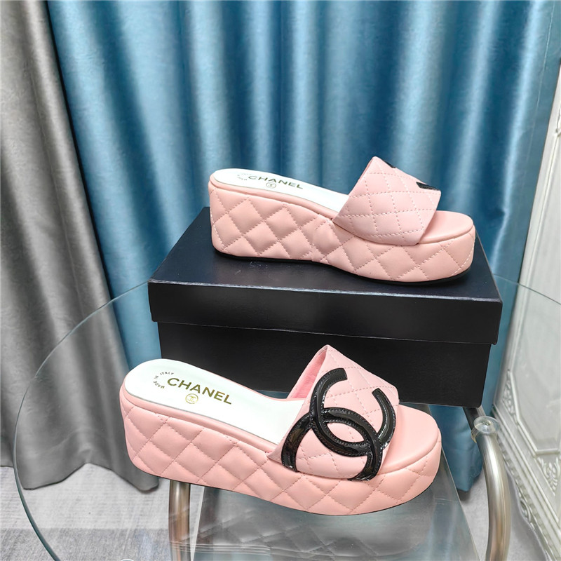 Ch**el large pair of c slippers replica shoes
