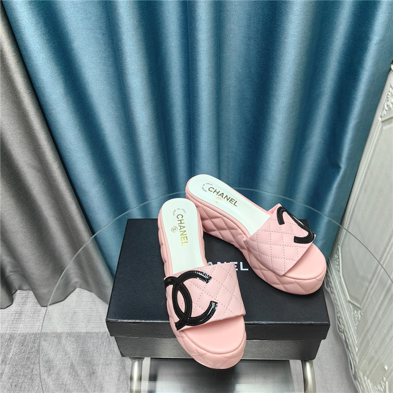 Ch**el large pair of c slippers replica shoes