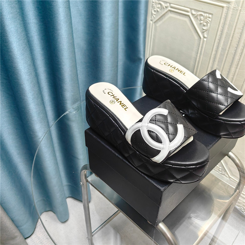 Ch**el large pair of c slippers replica shoes