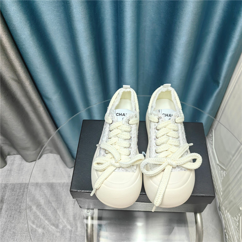 Ch**el platform canvas sneakers sale