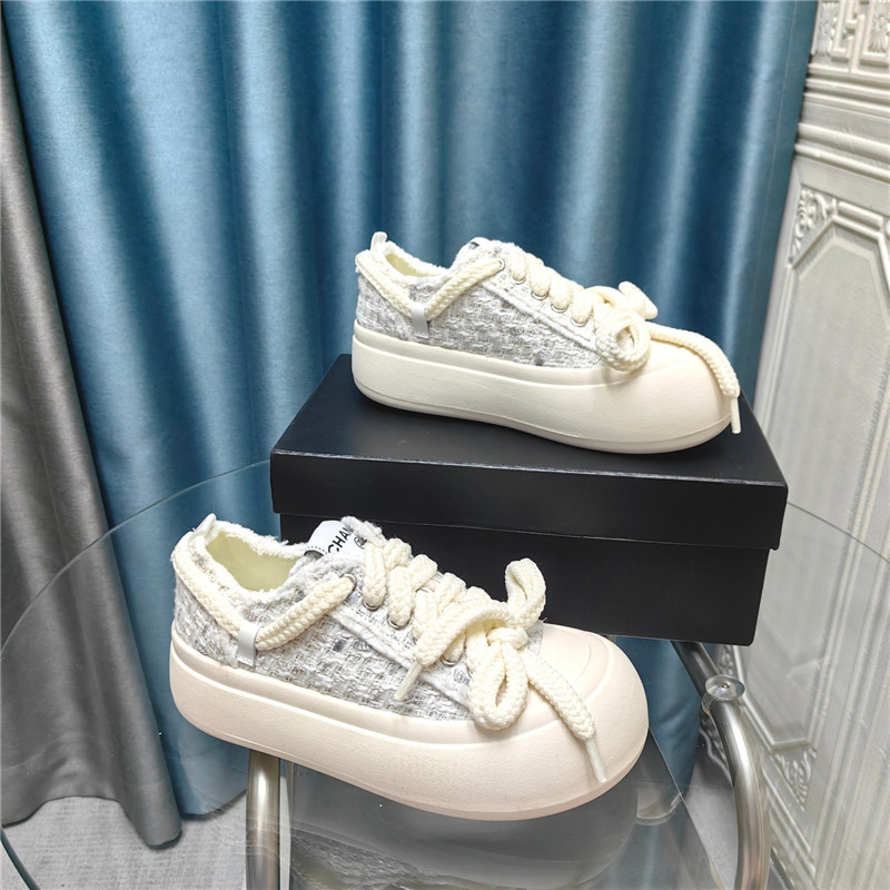Ch**el platform canvas sneakers sale