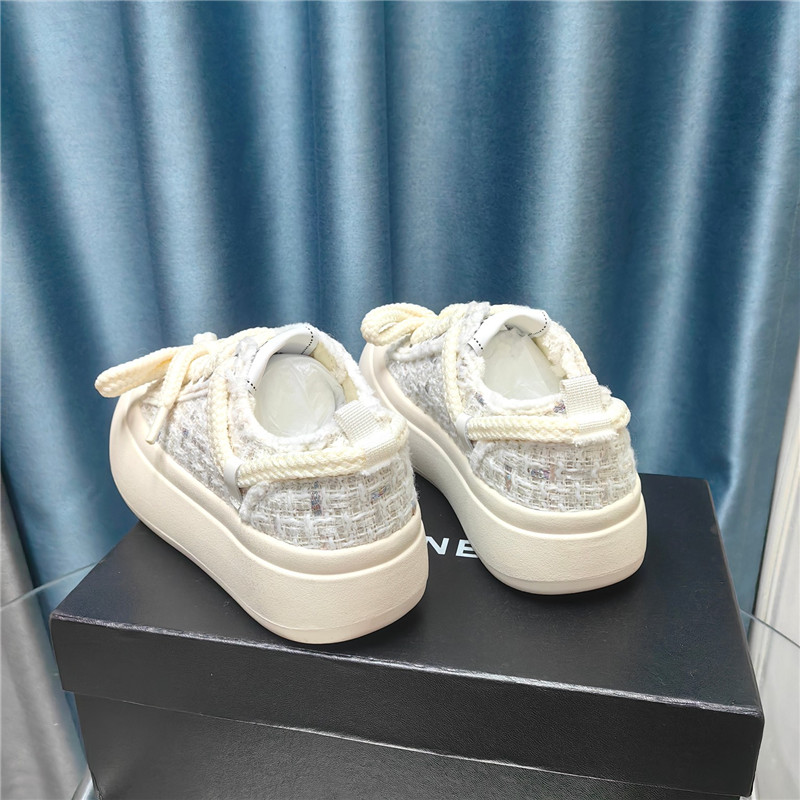 Ch**el platform canvas sneakers sale