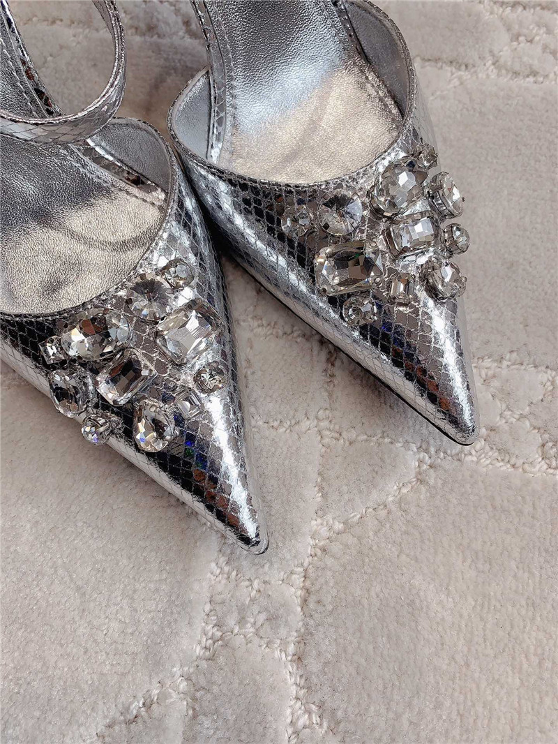 Dolce & Gabbana d&g rhinestone high heels replica shoes