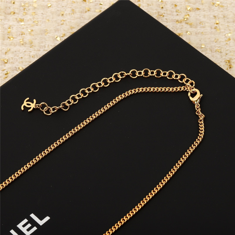 Ch**el rhombus pearl waist chain