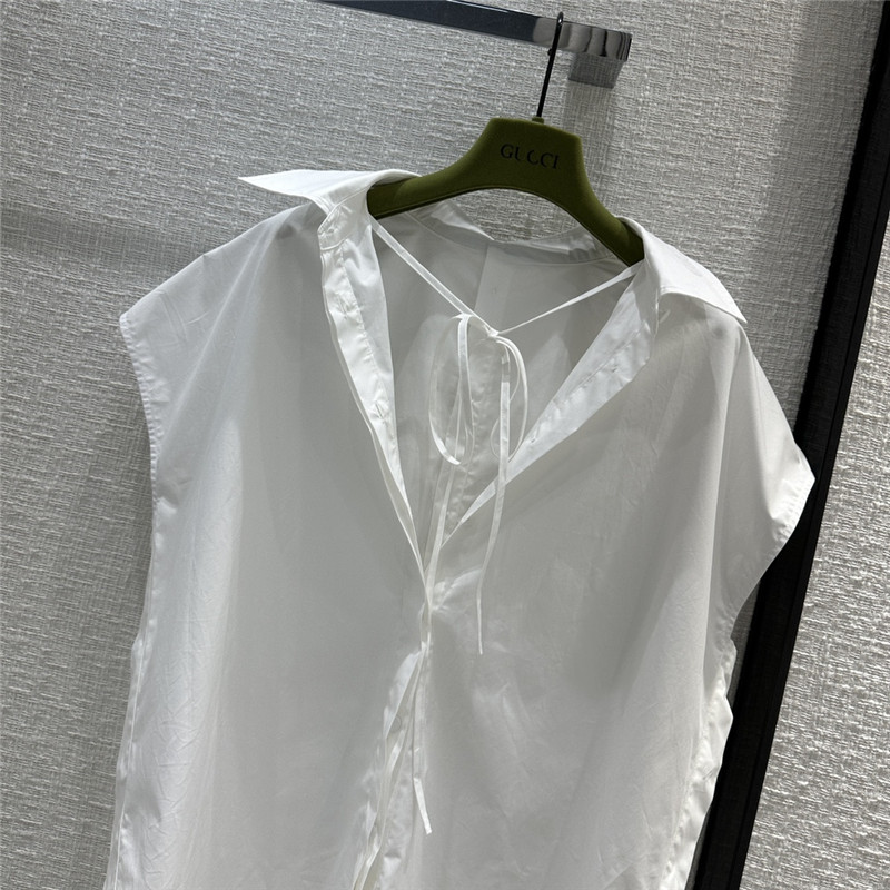 Gucci sleeveless silhouette shirt replica designer clothes