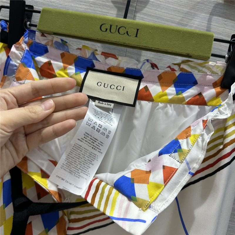 Gvc*1 patchwork printed silk pants replica clothing sites