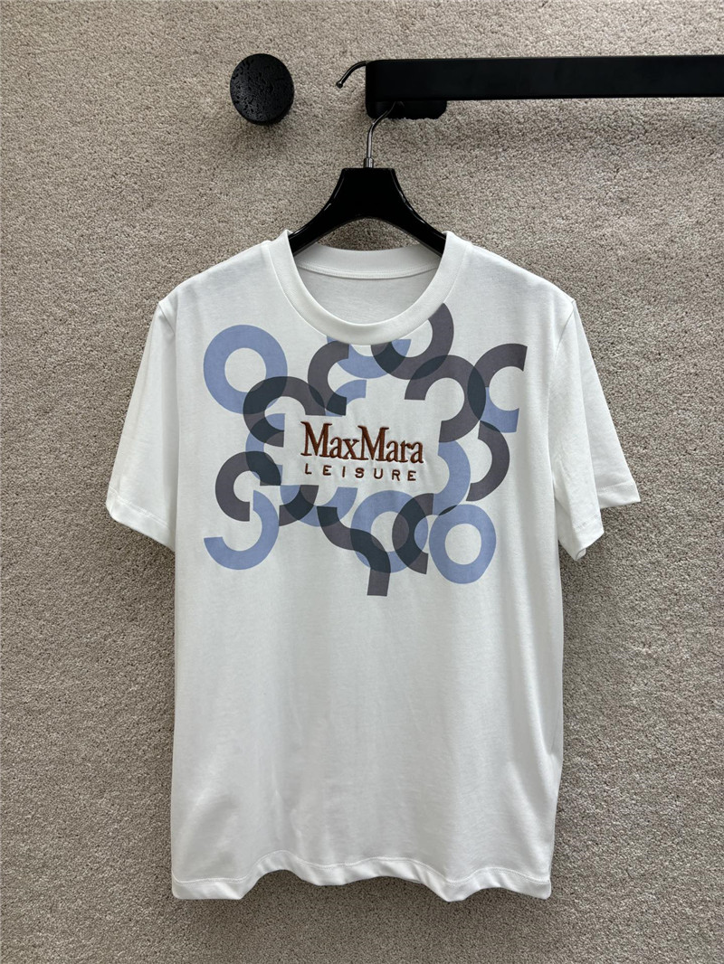 Vanitoo printed embroidered short-sleeved T-shirt replica clothing