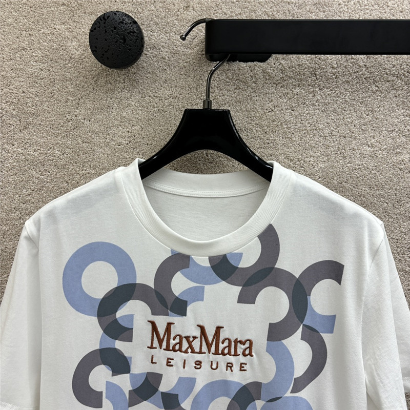 Vanitoo printed embroidered short-sleeved T-shirt replica clothing