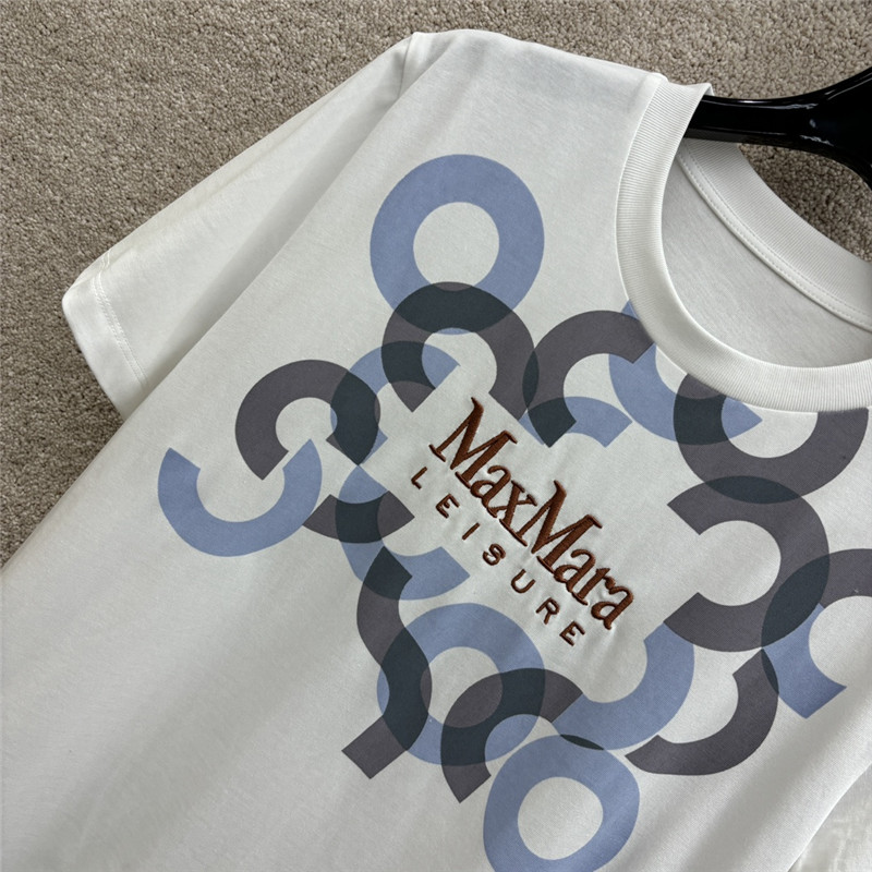 Vanitoo printed embroidered short-sleeved T-shirt replica clothing