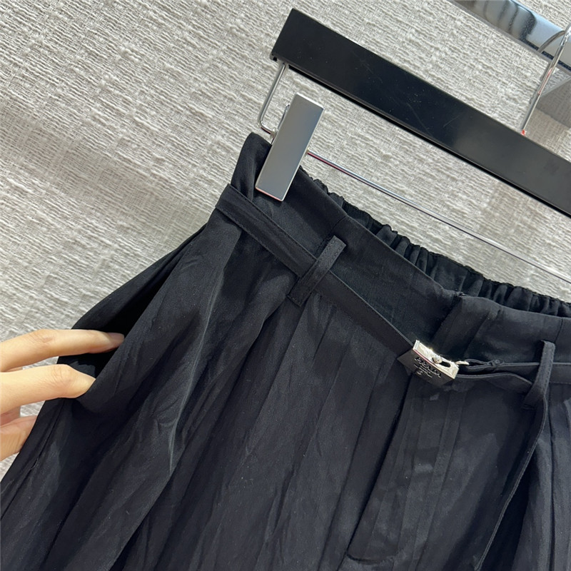 Pra*a washed wrinkled casual pants replica clothing sites