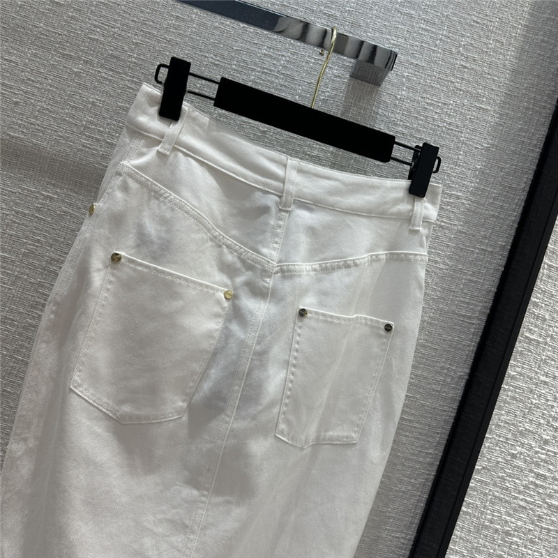 F**di small bag denim long skirt replicas clothes
