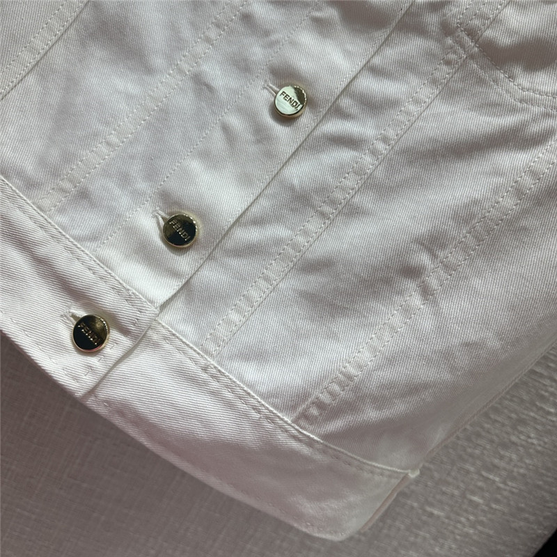 F**di denim vest replica designer clothing websites