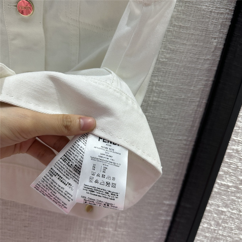 F**di denim vest replica designer clothing websites