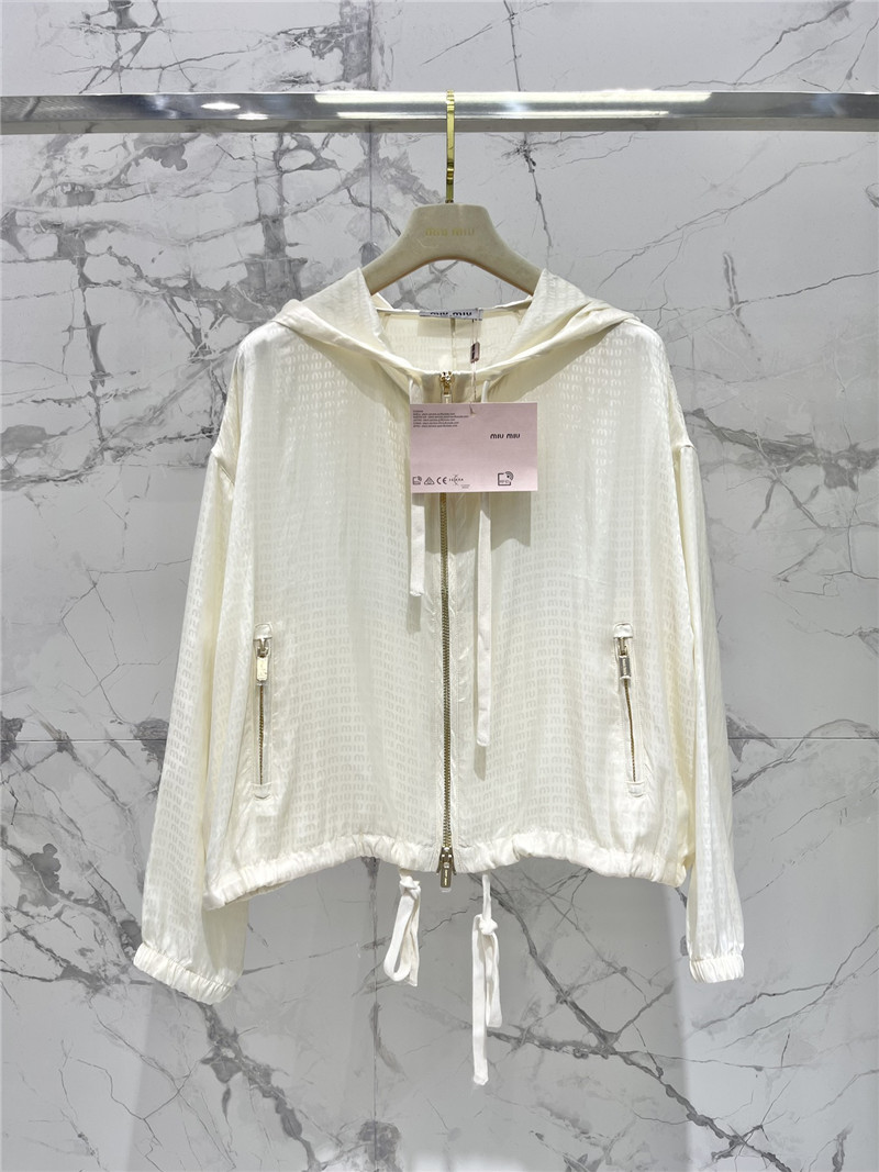 M1um1u belted jacket replica d&g clothing