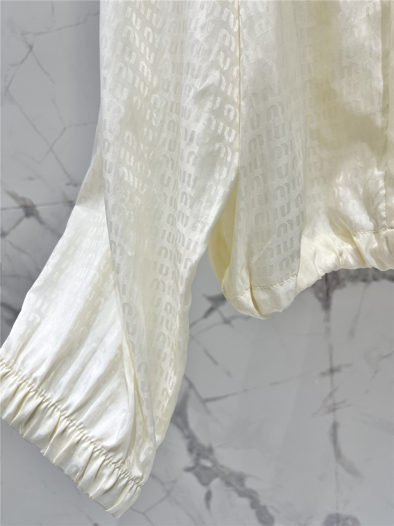 M1um1u belted jacket replica d&g clothing