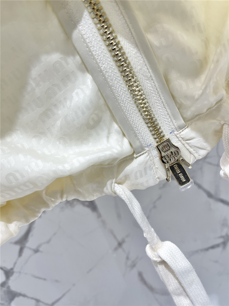 M1um1u belted jacket replica d&g clothing