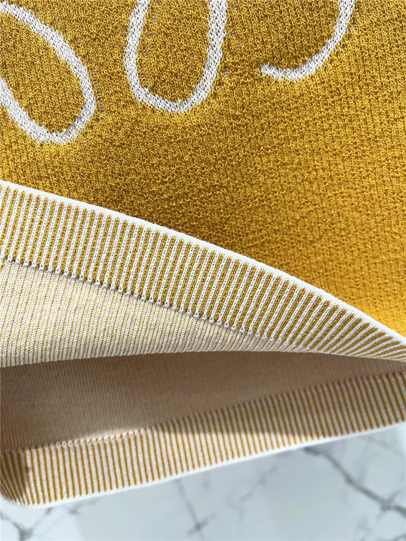 L0ew* logo jacquard halterneck tank top