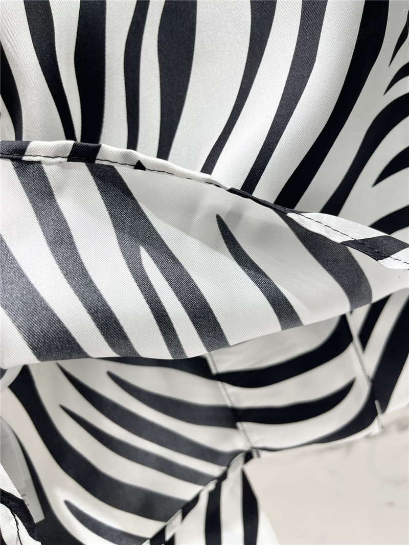 Gucci zebra print silk shirt replica clothing sites